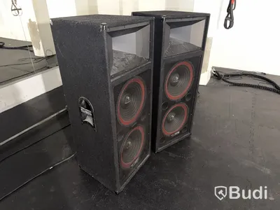 2 PA Speakers Billebro DFX-215TD