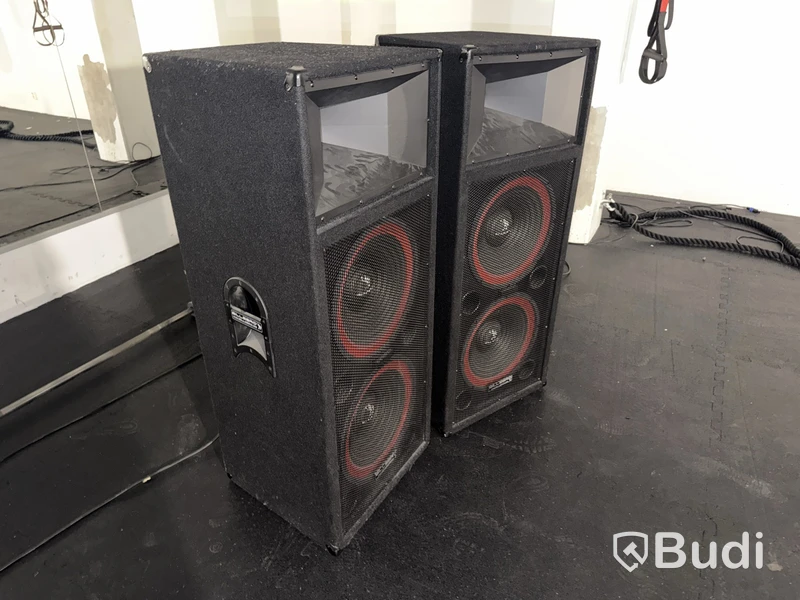 2 PA Speakers Billebro DFX-215TD