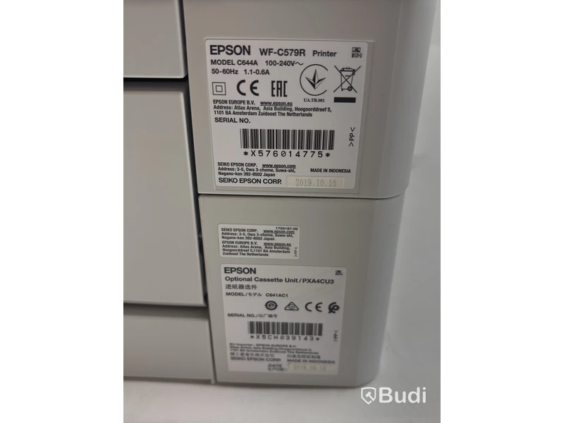 Epson WorkForce Pro WF-C579R multifunction printer, extra paper tray