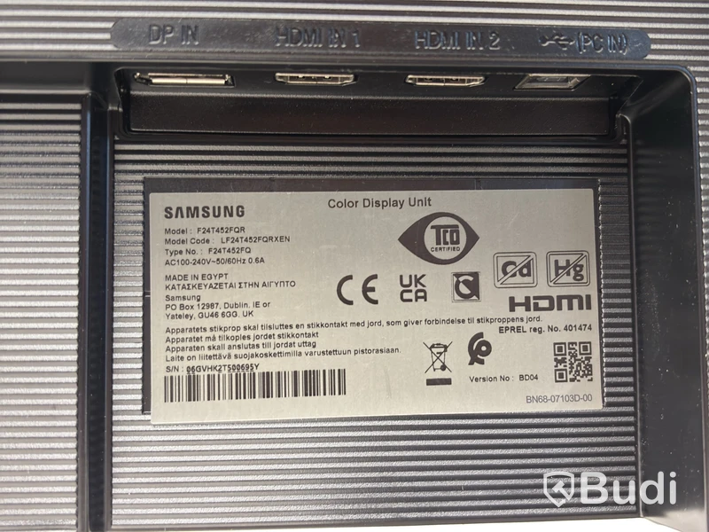Samsung F24T452FQR Computer Monitor, 24-inch