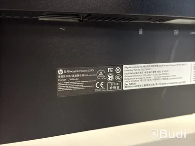 2 HP E243i monitors, 24 inches