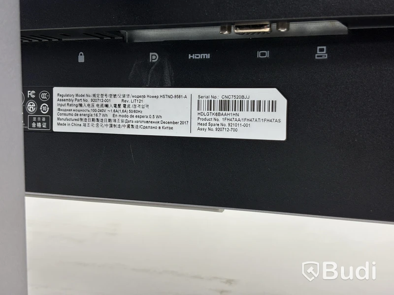 HP monitor, E243, 23.8 inches