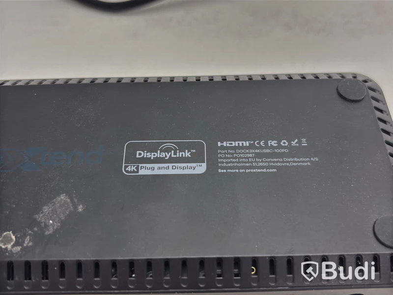 Docking station, DisplayLink 4K, HDMI and DisplayPort