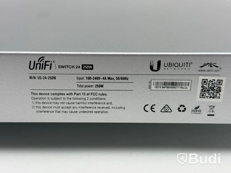 Ubiquiti UniFi 24 250W Switch