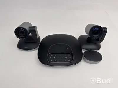 Lot of assorted Logitech conference equipment