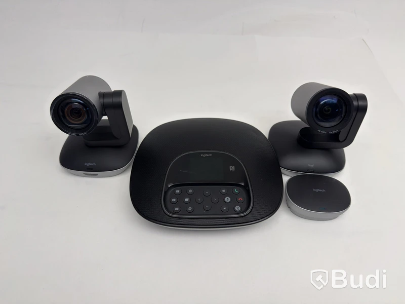 Lot of assorted Logitech conference equipment