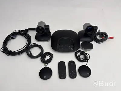 Lot of assorted Logitech conference equipment