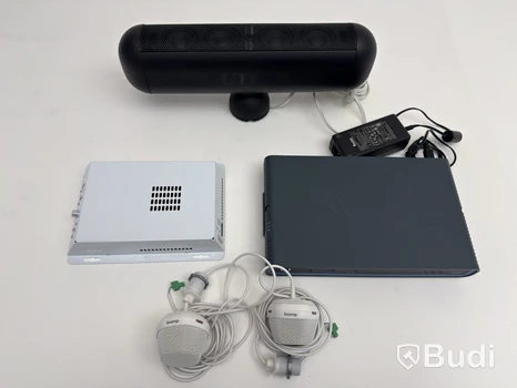Lot of assorted audio equipment, various brands
