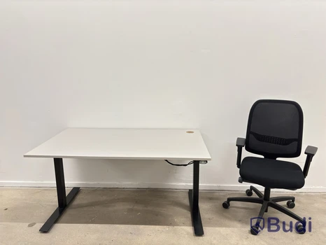 Höj- och sänkbart skrivbord inkl. kontorsstol Lanab Group OLS 780 Eco