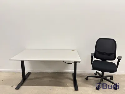 Höj- och sänkbart skrivbord inkl. kontorsstol Lanab Group OLS 780 Eco