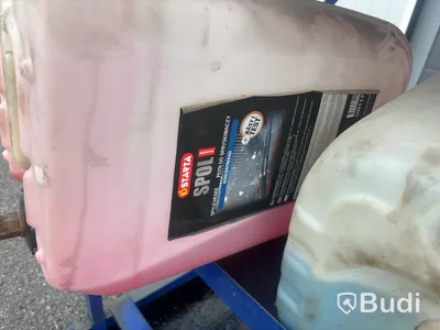 Dunkställ Valvoline, två dunkar med tappkranar