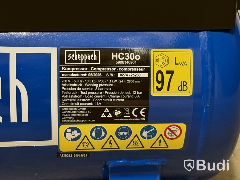 Kompressor Scheppach HC30o
