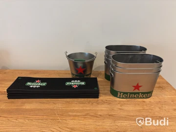 Parti med diverse Heineken.