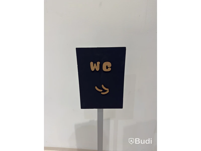 Freestanding WC signs, 2 pcs