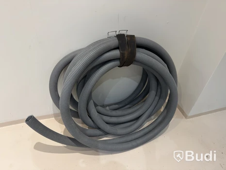 Korrugerad flexslang, grå, cirka 50 mm diameter