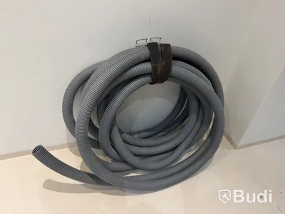 Korrugerad flexslang, grå, cirka 50 mm diameter