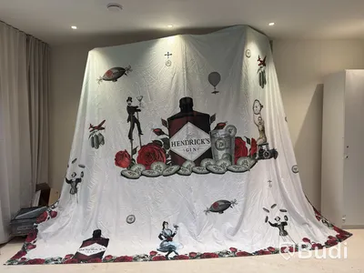Hendrick’s Gin advertising banners, two designs
