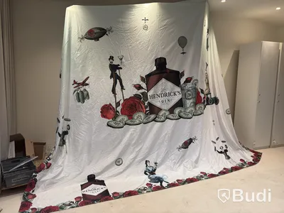 Hendrick’s Gin advertising banners, two designs