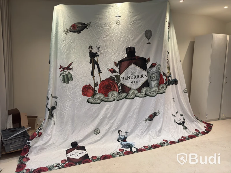 Hendrick’s Gin advertising banners, two designs