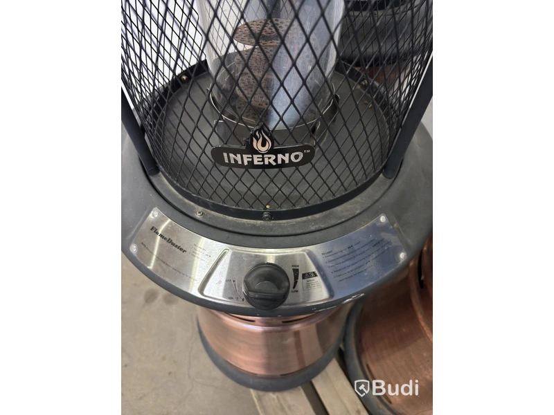 3 Patio Heaters, Inferno Flameduster