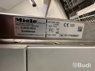 Diskmaskin Miele G 5233 SCU Excellence