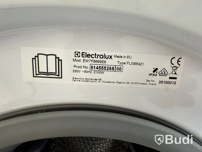 Tvättmaskin Electrolux EW7F8669E6, 2024
