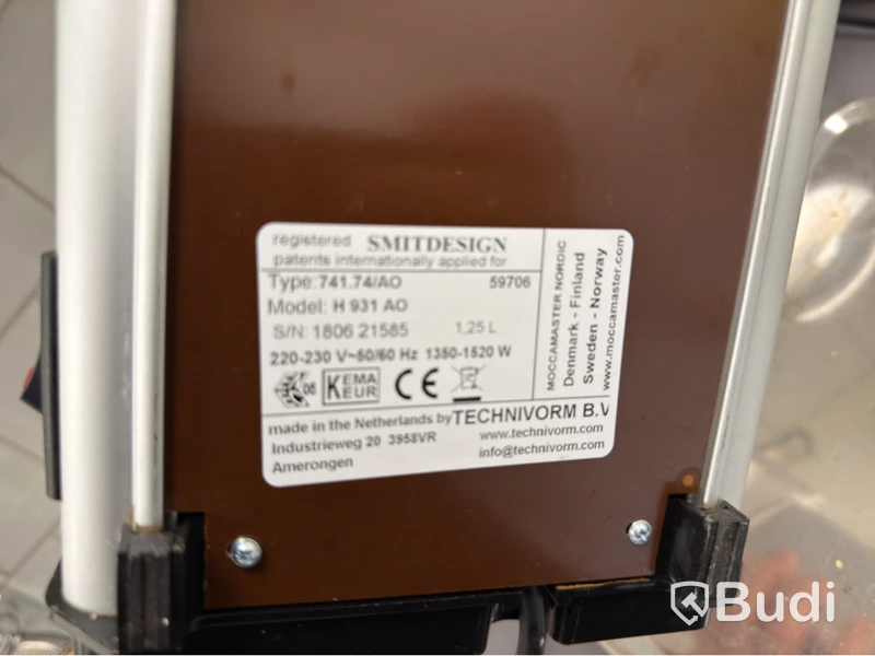 Kaffebryggare Moccamaster H 931 AO