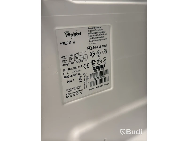 Kyl och frys Whirlpool WBE3714