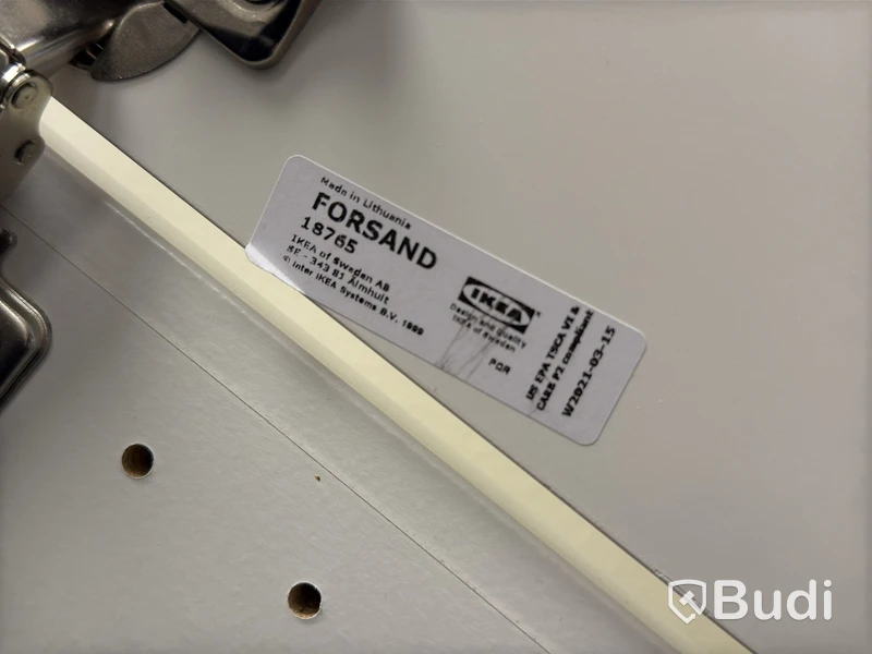 Garderob IKEA FÖRSAND, vit, ca 125 cm