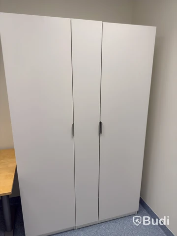 Garderob IKEA FÖRSAND, vit, ca 125 cm