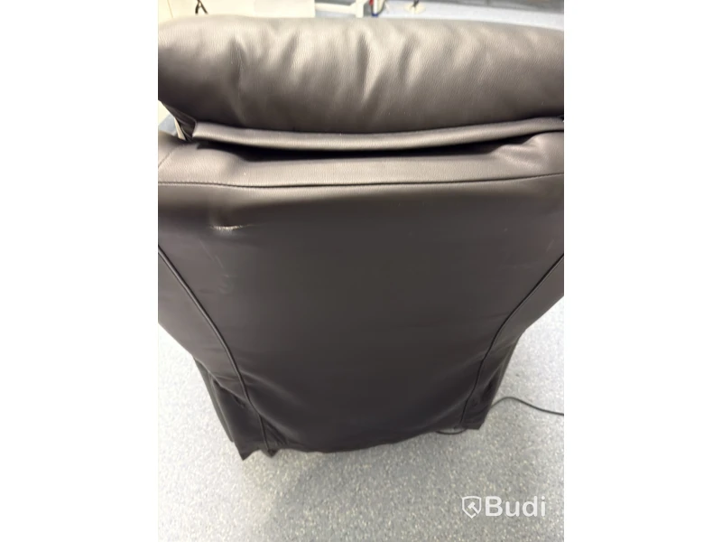 Electric reclining armchair, black