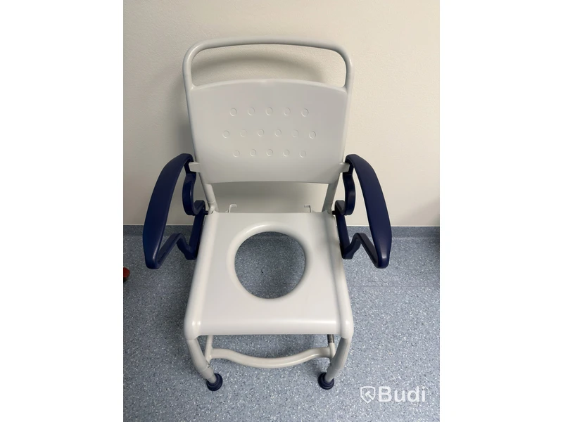 Height-adjustable commode chair, 130 kg