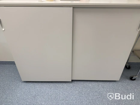 Dokumentskåp med skjutdörrar, 160 cm