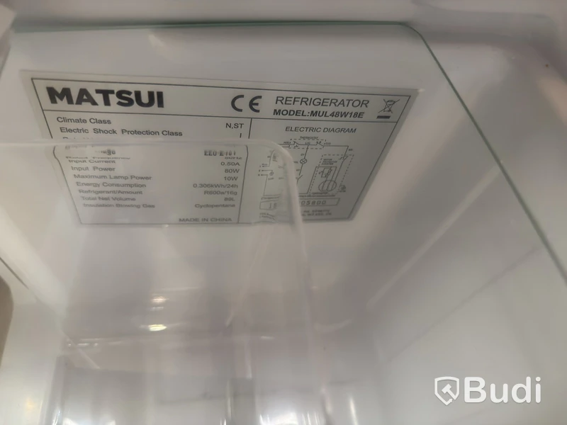 Mini fridge Matsui MUL48W18E, 89 litres