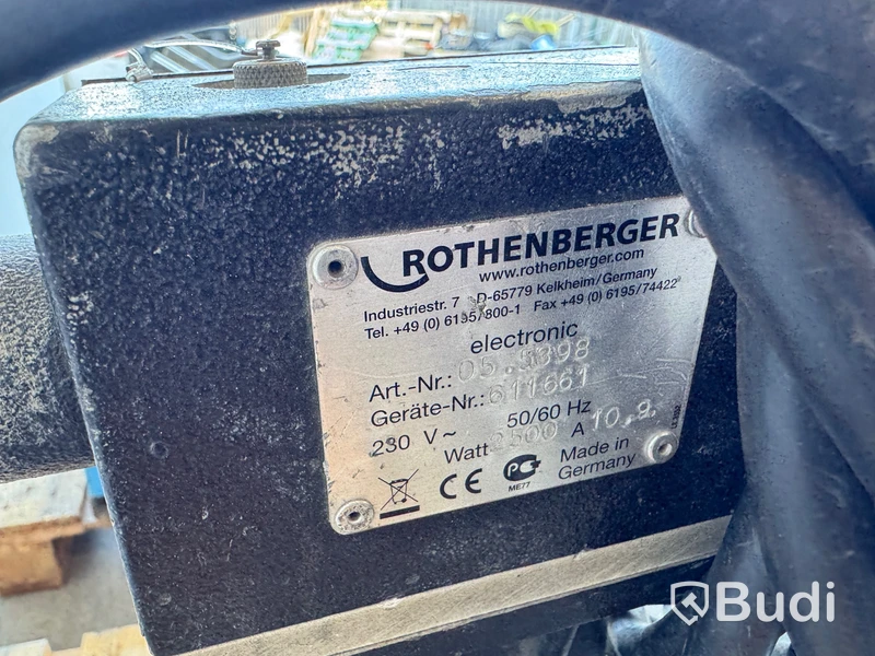 Butt Fusion Welder / Heated Tool Welder for Plastic Pipes – Rothenberger & WIDOS