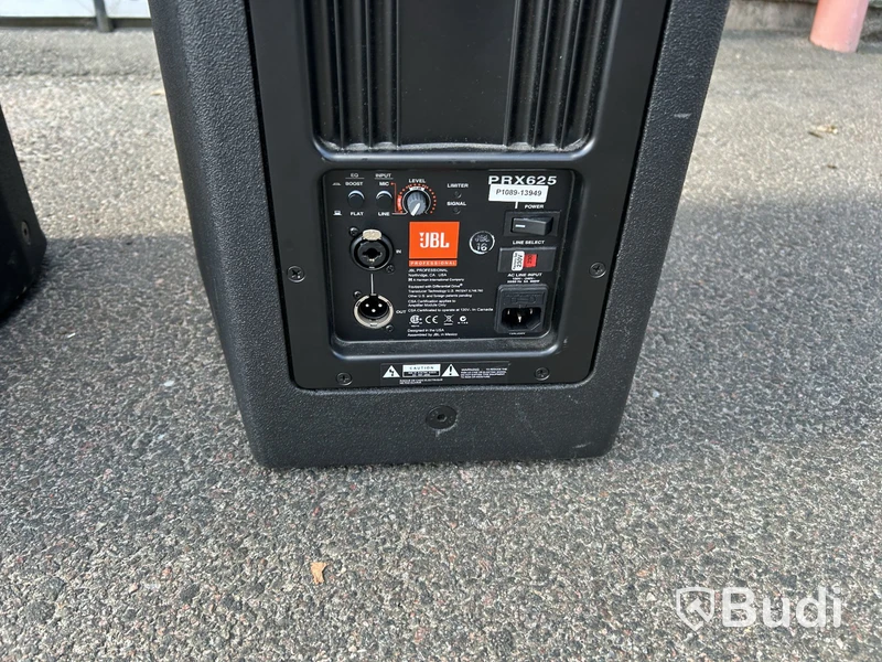 Högtalare JBL PRX625, 2 st, (en högt repobjekt)