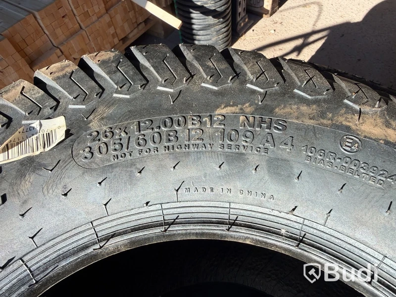 Däckparti, 11 st, blandade storlekar