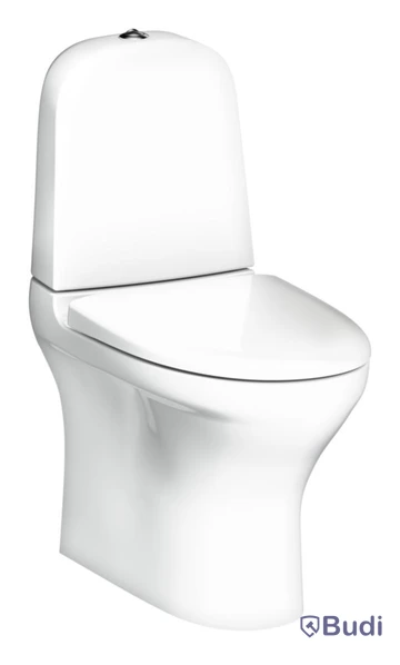 WC-STOL GBG ESTETIC WC 8300 HYGIENIC, FLUSH, C+, VIT, SKRUV SC SITS