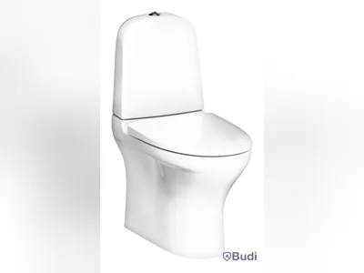 WC-STOL GBG ESTETIC WC 8300 HYGIENIC, FLUSH, C+, VIT, SKRUV SC SITS