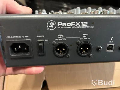 Mixerbord Mackie ProFX12, USB