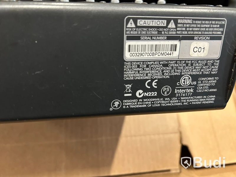 Mixerbord Mackie ProFX12, USB