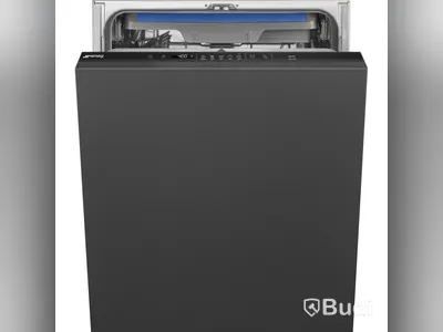 Integrerad Diskmaskin Smeg 60 cm, Svart, Universal STL362DQ