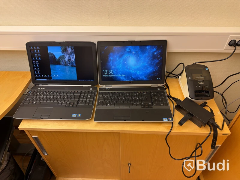 Laptops, kontorsmöbler, UPS m.m.