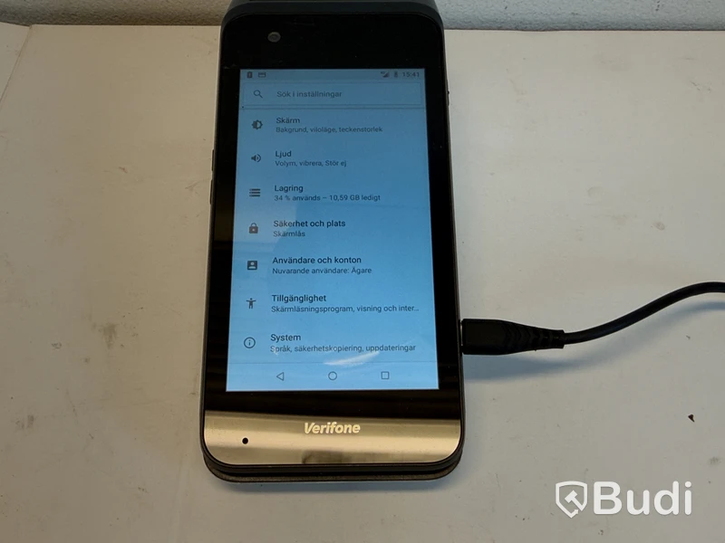 Betalterminal Verifone CM5P, kvittoskrivare