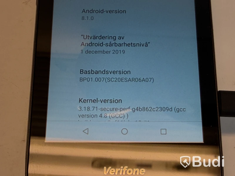 Betalterminal Verifone CM5P, kvittoskrivare