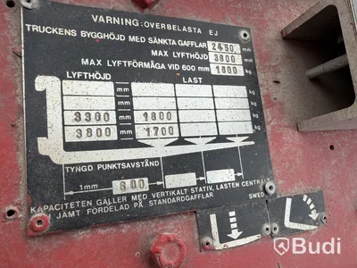 Electric Forklift Lansing Bagnall, 1,250 kg