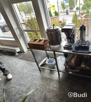 Cafétillbehör, kaffebryggare och servering
