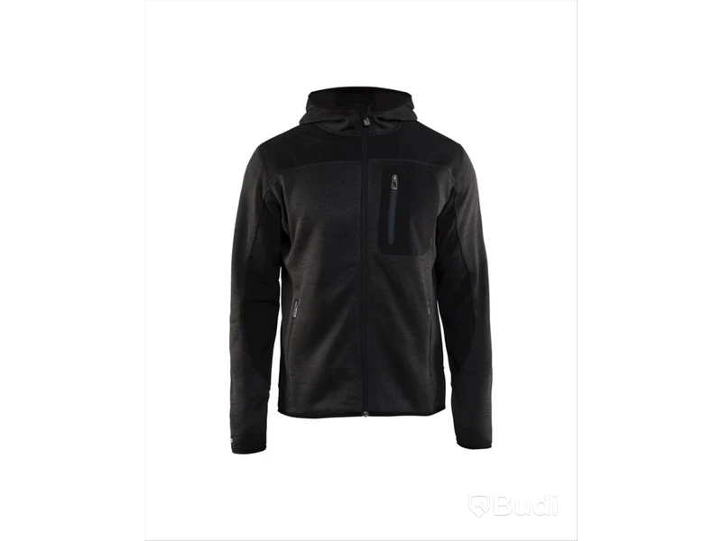 (NEW) HOODED JACKET BLK 4930-2117 DARK GREY/BLACK SIZE XS