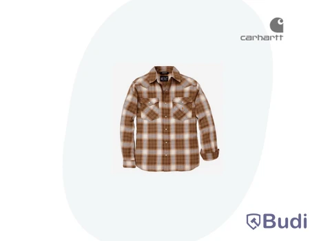 SKJORTA CARHARTT  PLAGGTVÄTTAD OCH EXTRA RÖRLIGHET STL. L