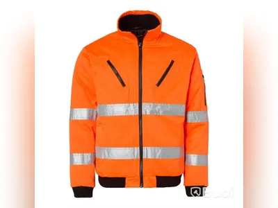 (NEW) TOPSWEDE 5016 HI-VIS ORANGE PILOT JACKET, SIZE XXL